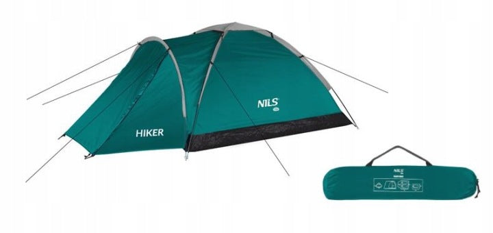 Nils Camp Hiker NC6010 zielony namiot turystyczny 2-osobowy 3000 mm