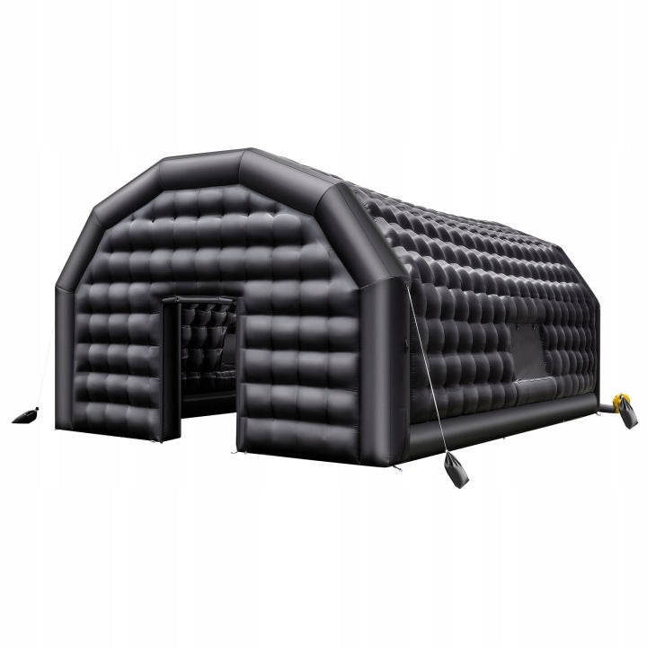 VEVOR czarny namiot dmuchany 8 x 6 x 4 m z dmuchawą 1100 W