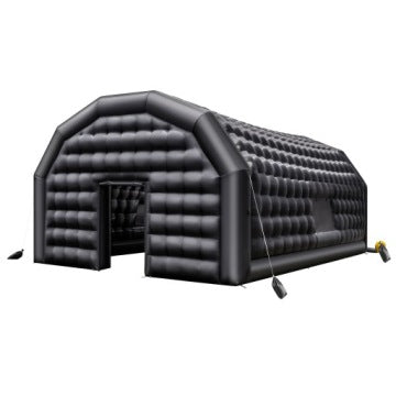 VEVOR czarny namiot dmuchany 8 x 6 x 4 m z dmuchawą 1100 W