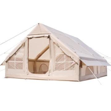 SucceBuy dmuchany namiot 4 x 3 x 2 m dla 5–8 osób z tkaniny Oxford