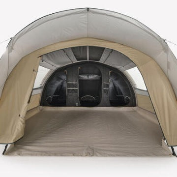 Quechua Air Seconds 6.3 Fresh & Black dmuchany namiot rodzinny dla 6 osób