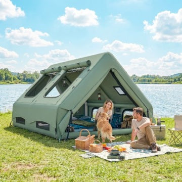 Outsunny dmuchany namiot 8–10-osobowy z szybkim montażem