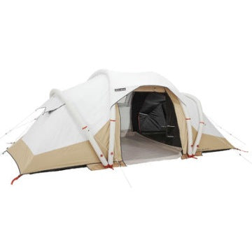 Quechua Air Seconds 4.2 Fresh & Black dmuchany namiot 4-osobowy z 2 sypialniami